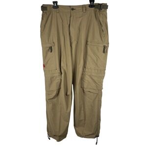 Vintage Abercrombie Fitch Cargo Pants Mens XL (38x31) T-2083 Paratrooper Y2K